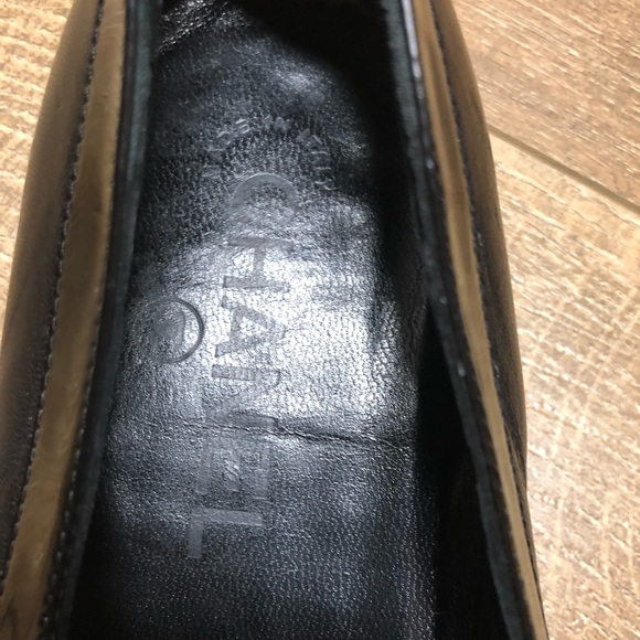 Authentic Chanel CC logo ballerina flats Sz 37 - Picture 4 of 8